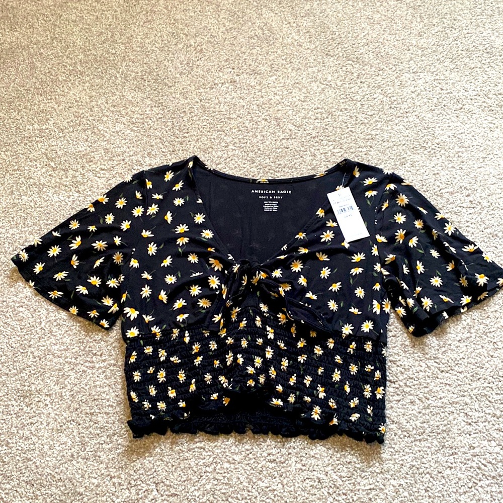 Daisy crop top